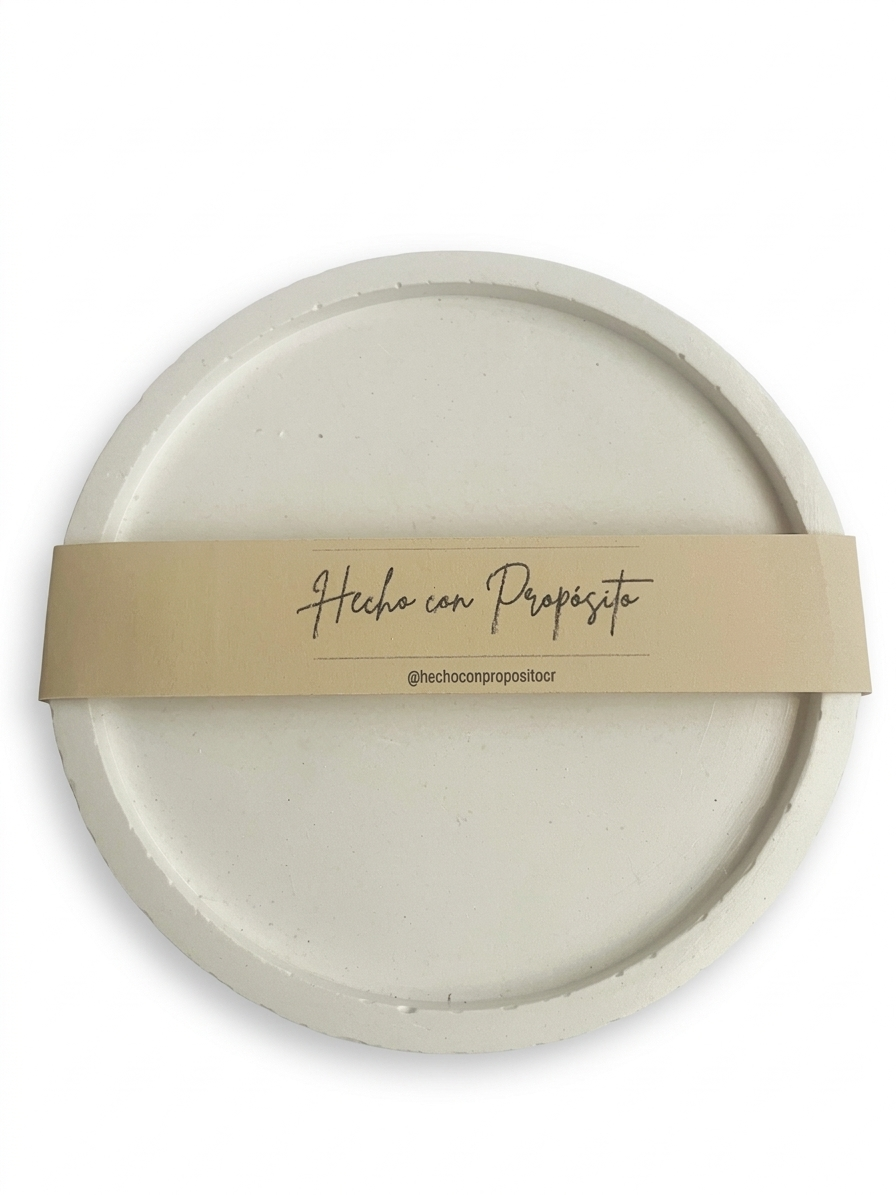 Bandeja redonda para joyería